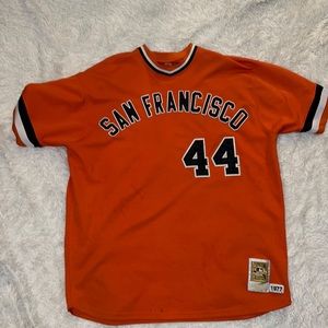 Everything must go! Mitchell & Ness throwback San Francisco Giants jersey #44